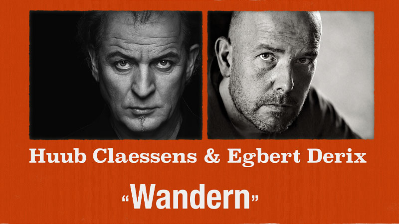 Wandern Huub Claessens en Egbert Derix